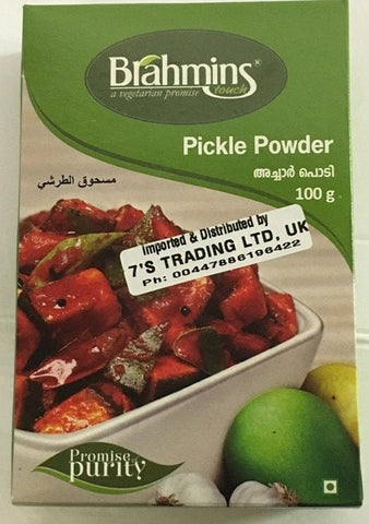 Brahmins Foods Pickle Powder 100 GM