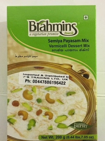 Brahmins Foods Semia Payasam Mix Duplex (Vermicelli) 200 GM