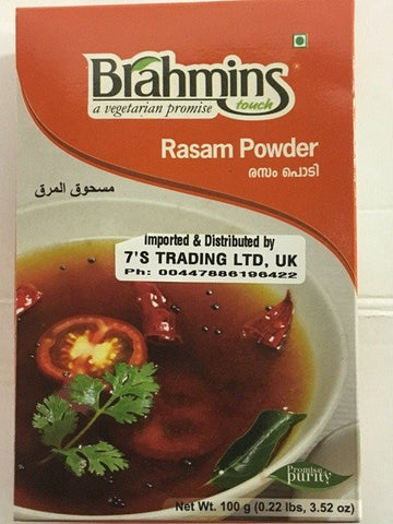 Brahmins Foods Rasam Powder Duplex 100 GM