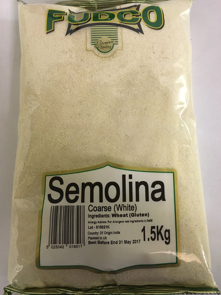 Fudco Semolina Coarse White 1.5 KG - SabAdda - Asian Grocery Store
