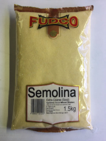 Fudco Semolina Extra Coarse 1.5 KG - SabAdda - Asian Grocery Store
