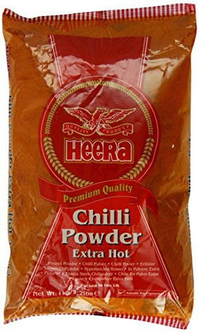 Heera Chilli Powder Extra Hot 1kg - SabAdda - Asian Grocery Store
