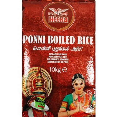 Heera Pooni Boiled Rice 10kg - SabAdda - Asian Grocery Store
