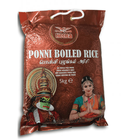 Heera Pooni Boiled Rice 5kg - SabAdda - Asian Grocery Store
