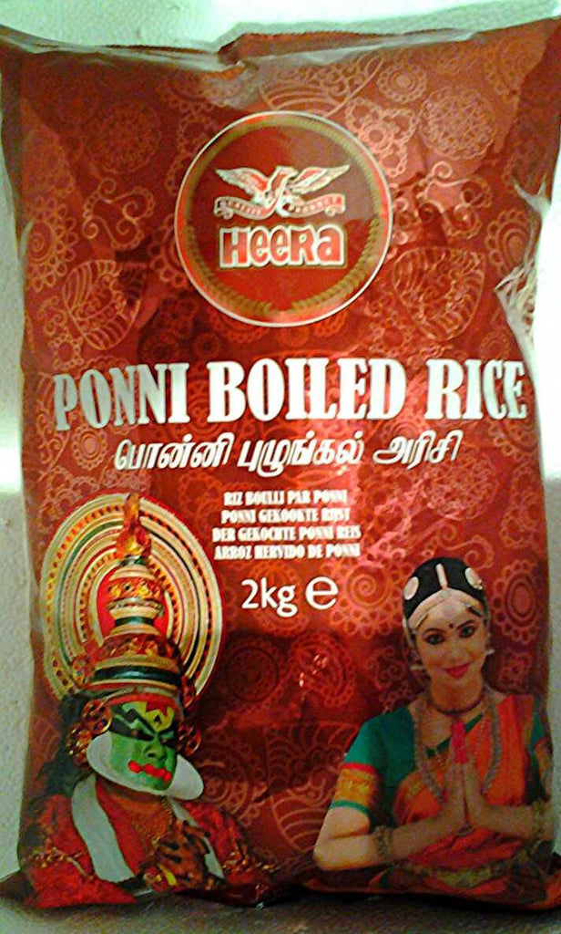 Heera Pooni Boiled Rice 2kg - SabAdda - Asian Grocery Store
