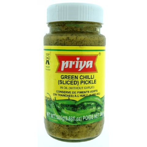 Priya Green Chilli Sliced 300gm - SabAdda - Asian Grocery Store
