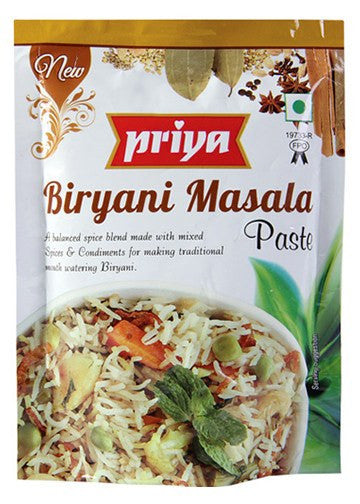 Priya Biryani Masala Paste 300gm - SabAdda - Asian Grocery Store
