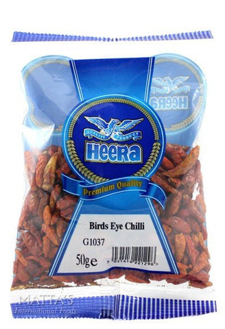 Heera Birds Eye Chilli 50gm - SabAdda - Asian Grocery Store
