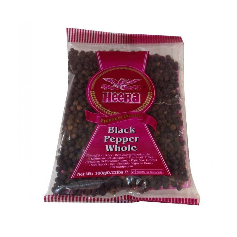 Heera Black Pepper Whole 100gm - SabAdda - Asian Grocery Store
