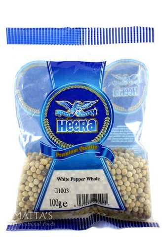 Heera White Pepper Whole 100gm - SabAdda - Asian Grocery Store
