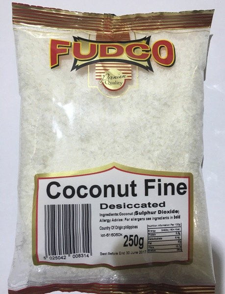 Fudco Coconut Fine Desiccated 250 GM