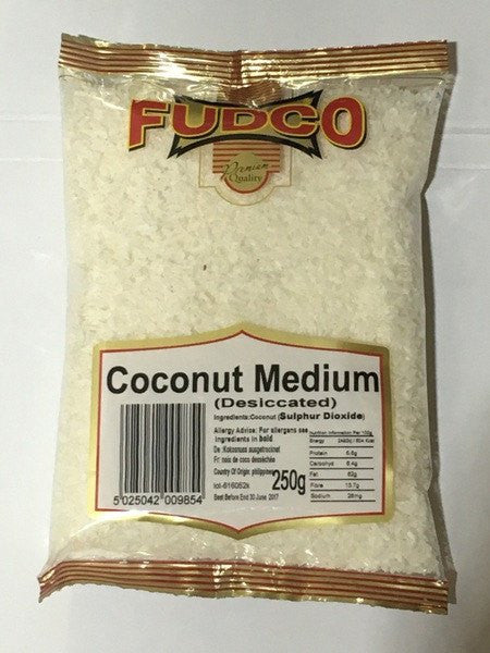 Fudco Coconut Medium Desiccated 250 GM