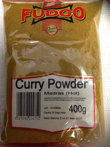 Fudco Curry Powder Madras Hot 400 GM - SabAdda - Asian Grocery Store
