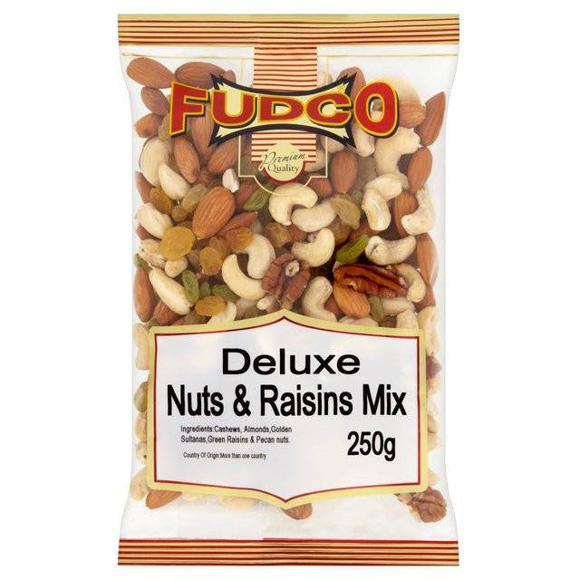 Fudco Deluxe Nuts & Raisins Mix 250 GM