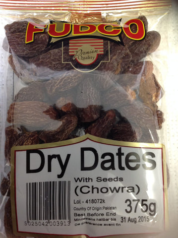 Fudco Dry Dates With Seeds 375 GM