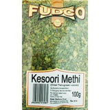 Fudco Kesoori Methi Dried Fenugreek Leaves 100 GM