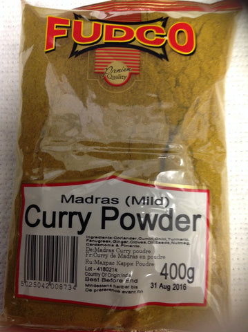 Fudco Madras Mild Curry Powder 400 GM