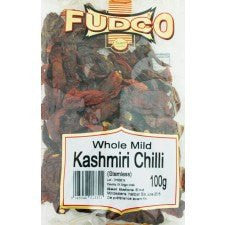 Fudco Whole Mild Kashmiri Chilli 100 GM