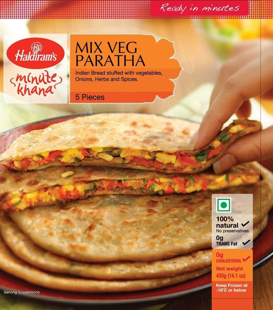 Haldiram's Mix Veg Paratha 400gm