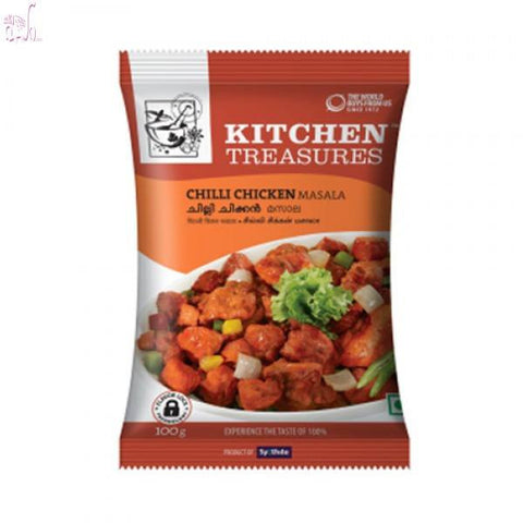 Kitchen Treasures Chilli Chiken Masala 100 gm - SabAdda - Asian Grocery Store
