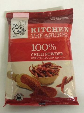Kitchen Treasures Chilli Powder 1 kg - SabAdda - Asian Grocery Store
